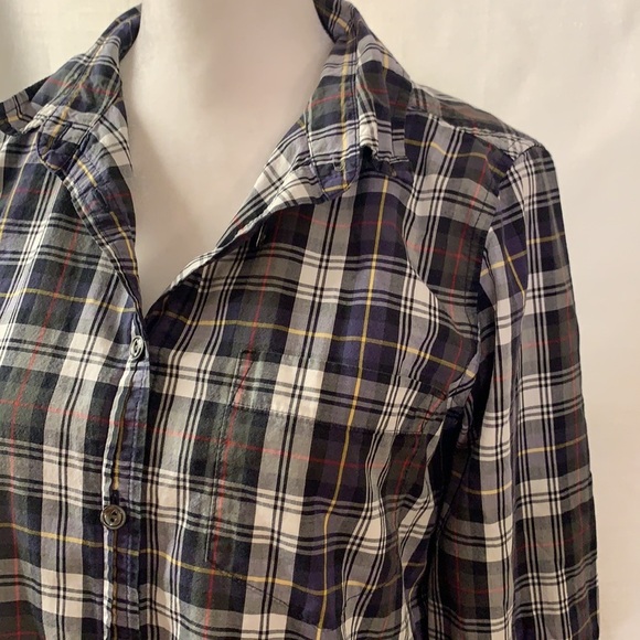 J. Crew Plaid Button Up Collared Shirt - Picture 4 of 11